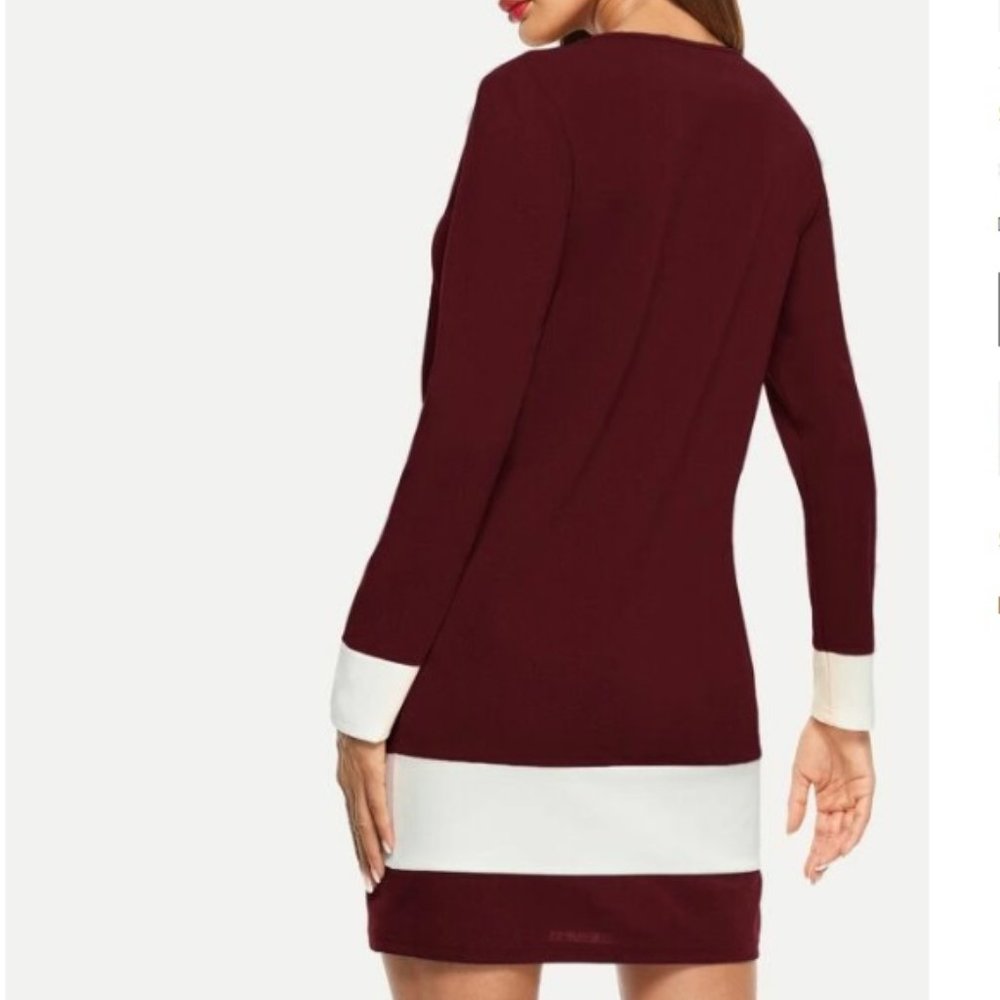 Color Block Tunic Dress - Picture 2 of 2